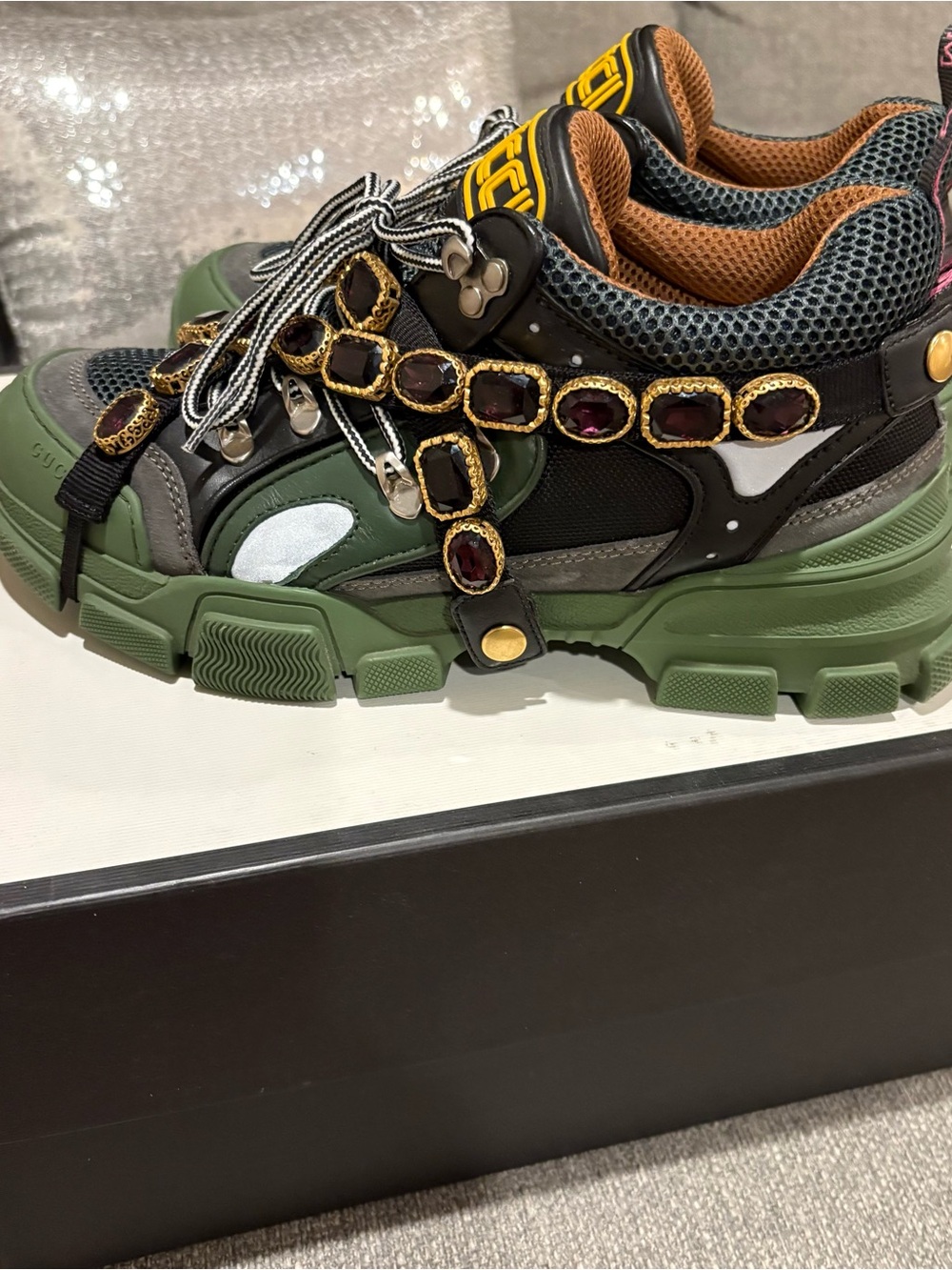 Gucci Men’s Flashtrek Sneakers - Picture 2 of 5